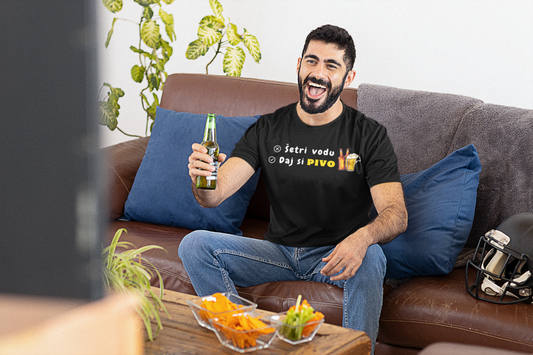 Šetri vodu, daj si pivo - Tričko