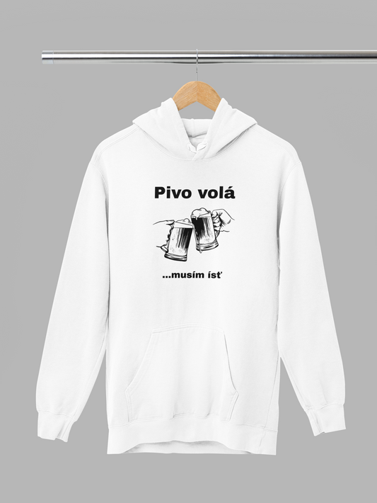 Pivo volá – mikina pre pravého pivára