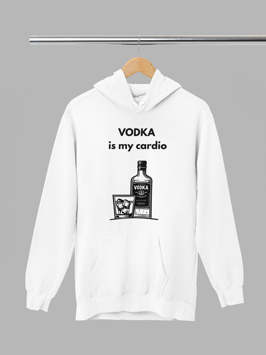Vodka is my cardio – mikina pre milovníkov pohybu... a vodky