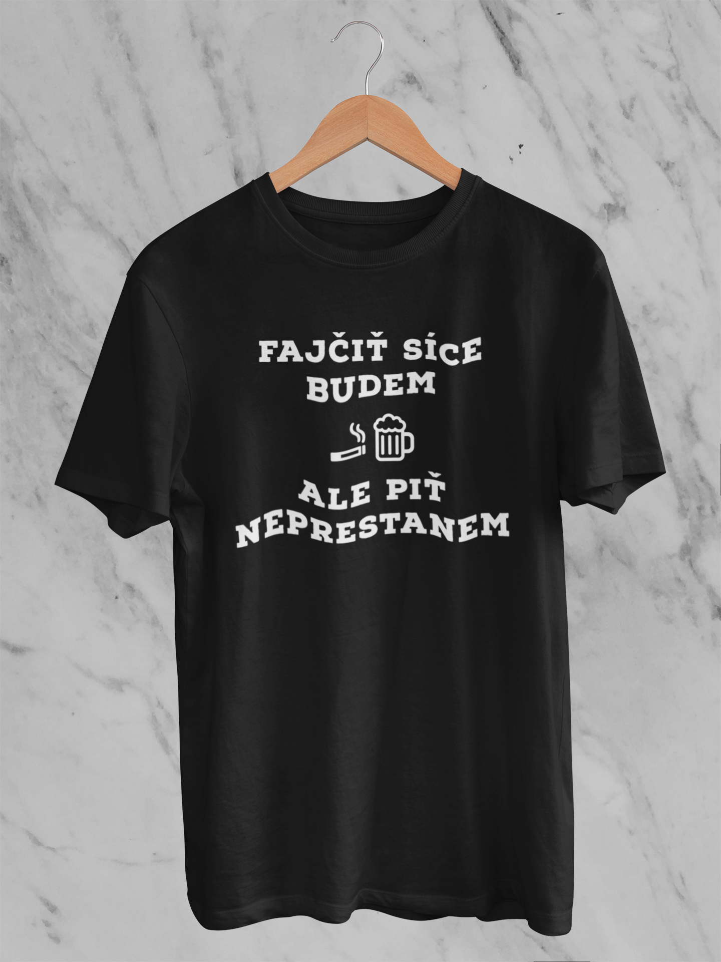 Będę palić, ale nie przestanę pić - koszulka
