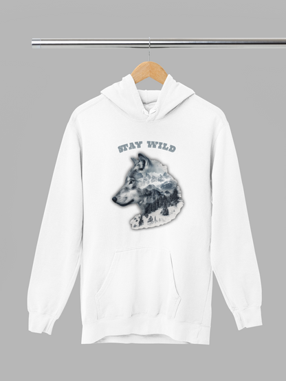 Stay Wild – mikina s vlkom
