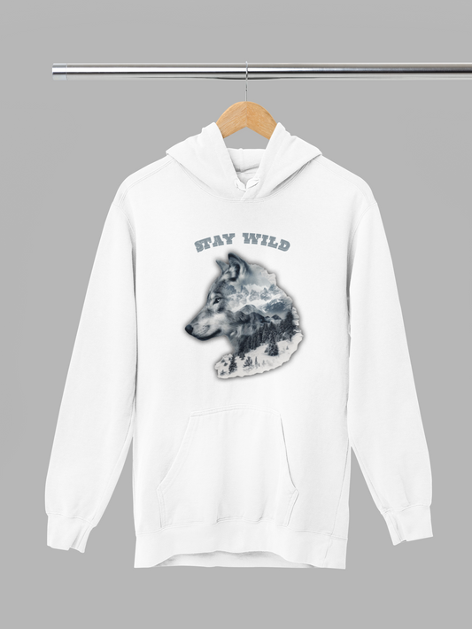 Stay Wild – mikina s vlkom