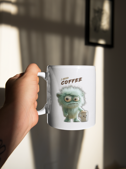 I Need Coffee – keramický hrnček