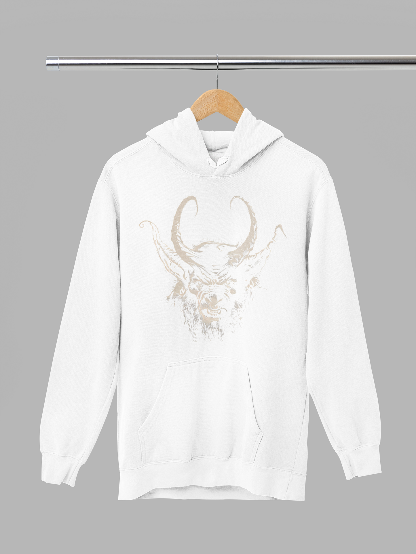 Beżowy Demon – bluza z tajemniczym wzorem