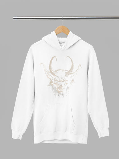 Beżowy Demon – bluza z tajemniczym wzorem