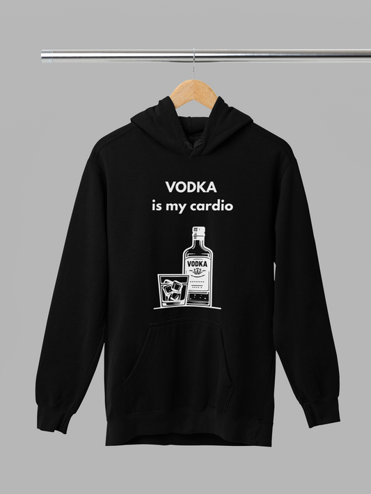 Vodka is my cardio – mikina pre milovníkov pohybu... a vodky