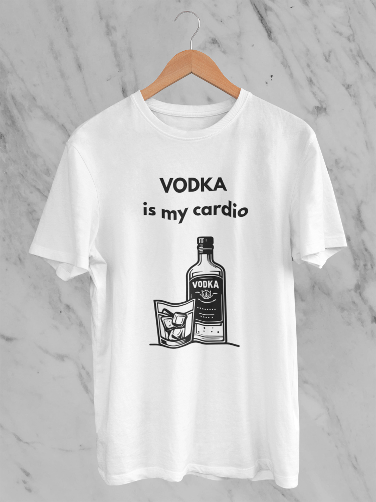Wódka to moje cardio – koszulka